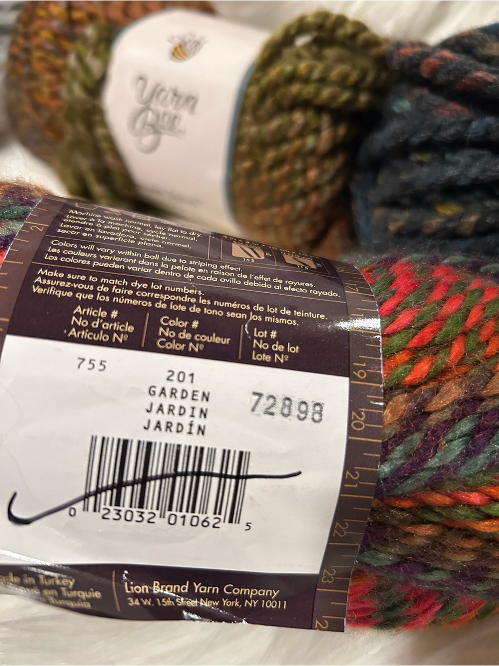 Multicolor Bulky Yarn Collection - Assorted Jewel Tones - Picture 8 of 11